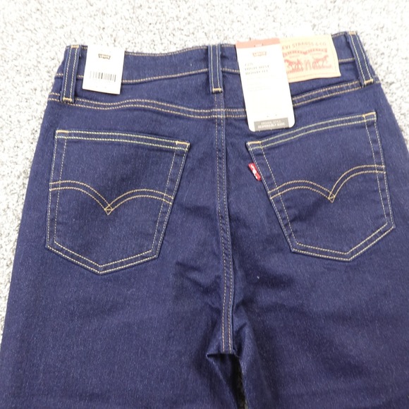 NEW Levis Jeans Womens 27 Blue Denim Pants 725 High Rise Boot Stretch Western - Picture 11 of 15